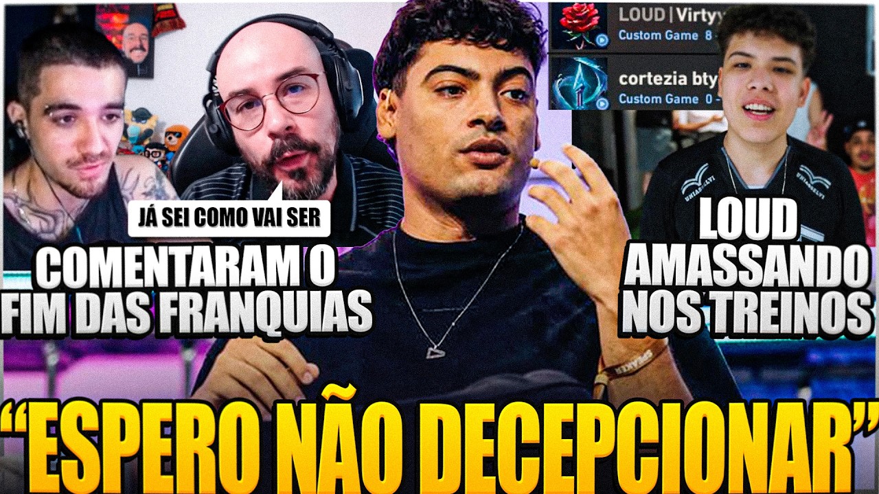 DONO DA LOUD RESPONDE CR&Iacute;TICAS SOBRE A LOUD VALORANT - COREANO e SPACCA COMENTAM O FIM DAS FRANQUIAS