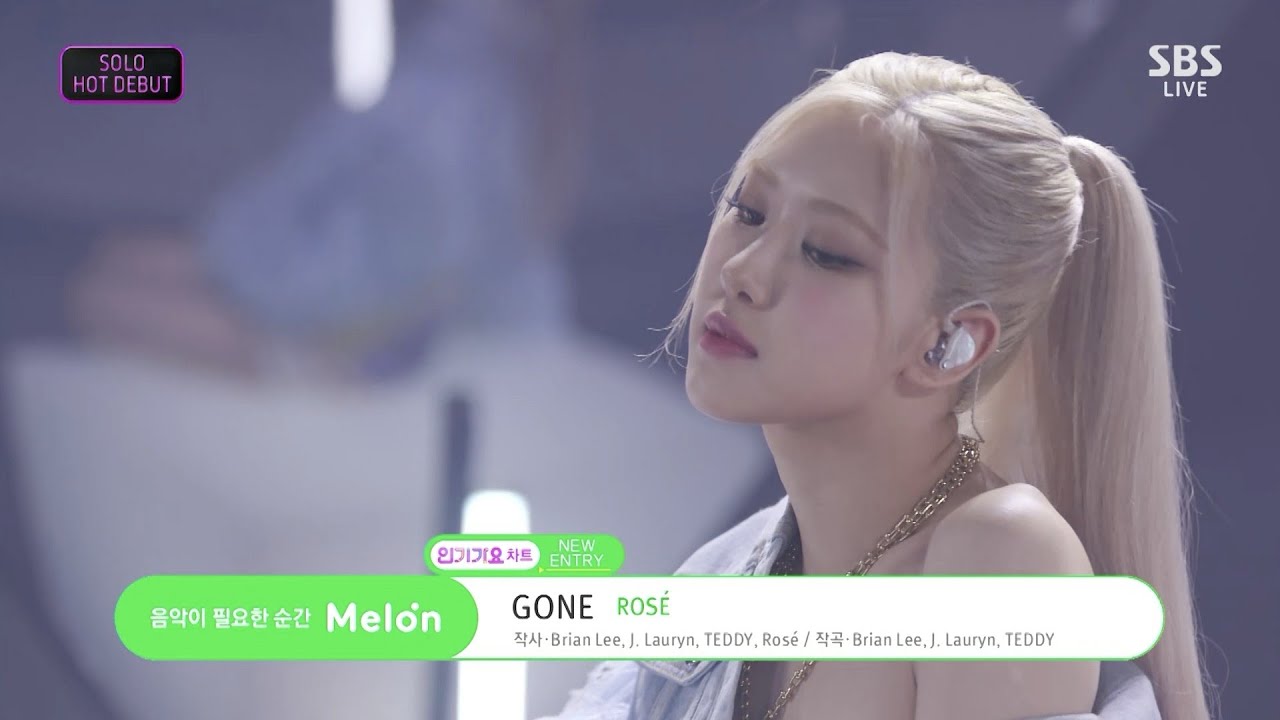 ROS&Eacute; - 'Gone' 0314 SBS Inkigayo