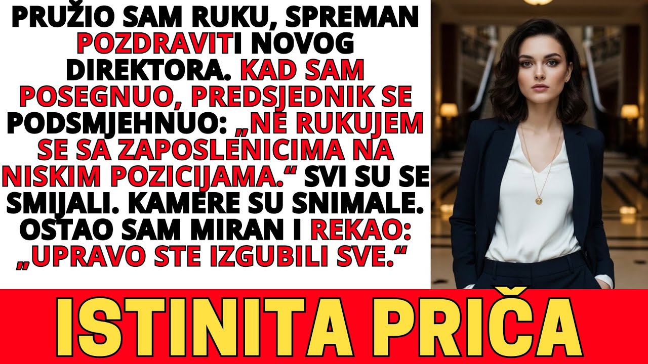 „Ne rukujem se s zaposlenicima na niskim pozicijama“, rekao je predsjednik — sljedećeg jutra sve...