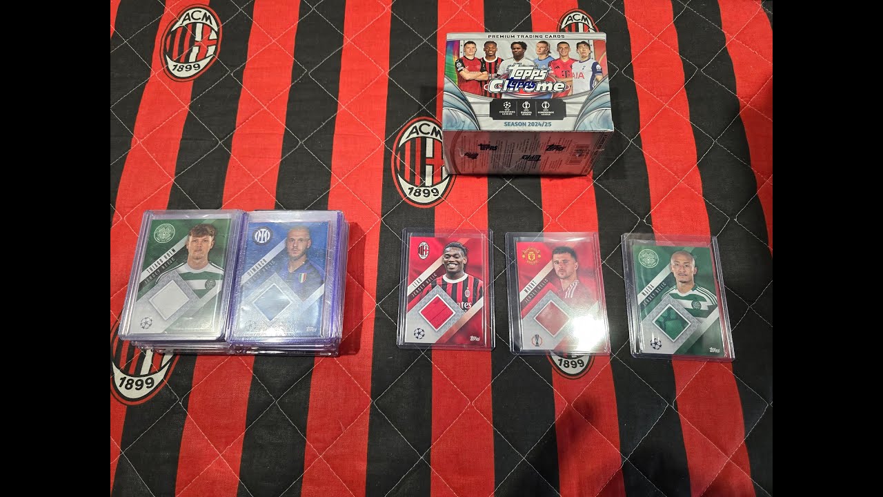 TOPPS MATCH ATTAX 24/25 - DOKUPIŁEM TRZY KARTY RELIC I JUŻ PRAWIE KOMPLET - UNBOXING BOXA CHROME!!!
