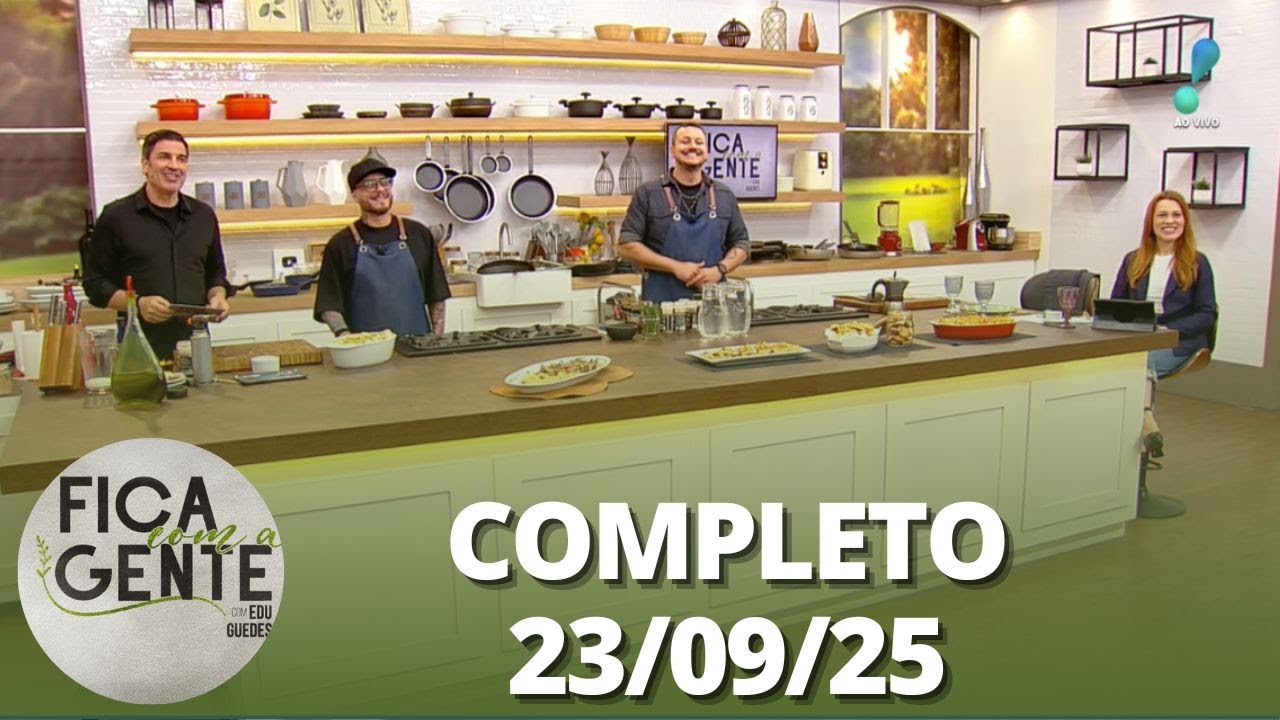 Fica com a Gente: Pingo de Coco; Bife ao molho mostarda e mais (23/09/25) | Completo