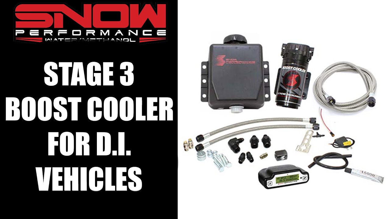 Stage 3 Water-Methanol Boost Cooler For Direct Injected Vehicles! Snow Performance (Made In The USA)