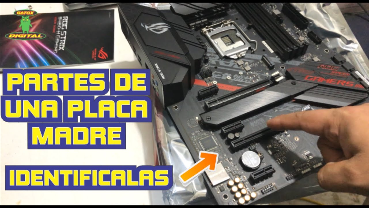 COMPONENTES DE UNA PLACA MADRE │ Mainboard | Asus  🔴✅