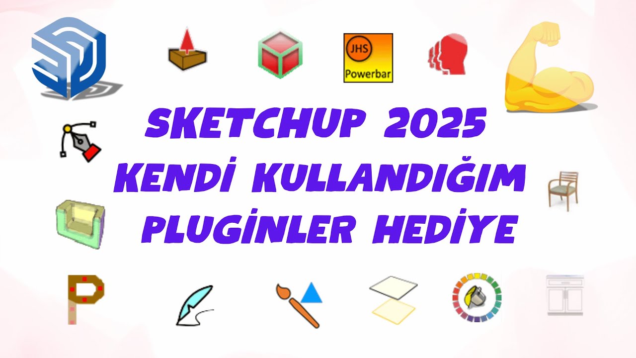 Mimarlar içinSketchup 2025 Pluginleri - Kendi Kullandığım Pluginleri HEDİYE ! #mimari #mimarathi