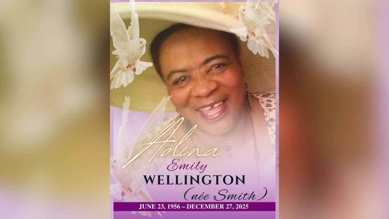 Thanksgiving Service for the life of Adina Emily Wellington née Smith