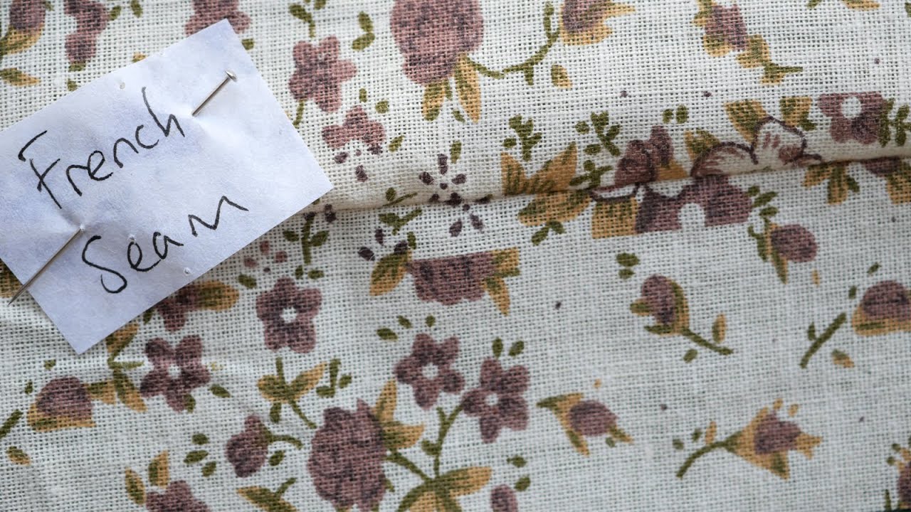Learn To Sew a French seam - speedy sewing tutorial