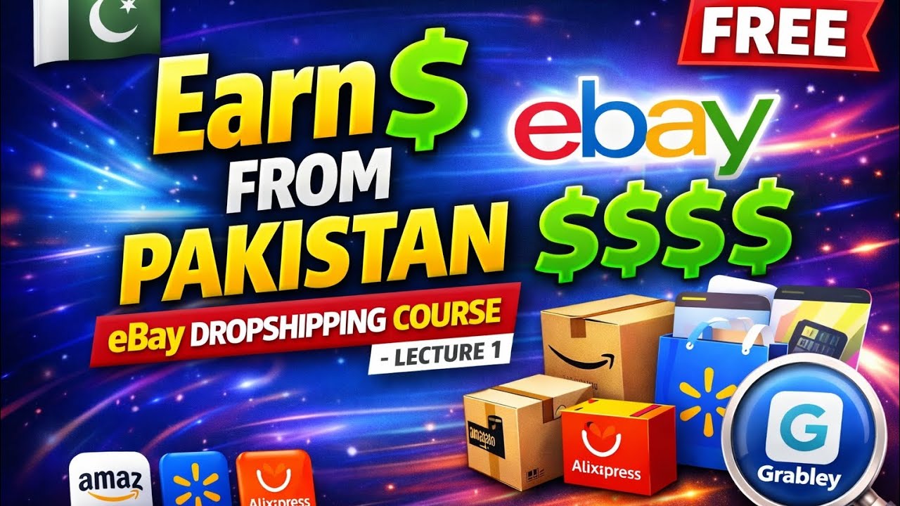 Lecture 01 - eBay Dropshipping Step by Step Urdu/Hindi | Account Creation + First Winning Product