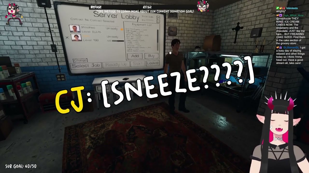 PHASMOPHOBIA with CJ