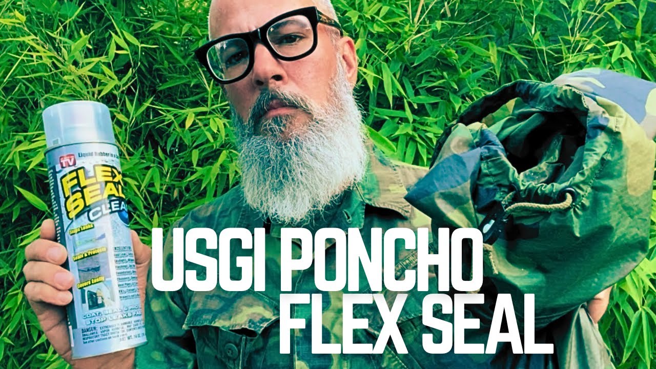 USGI RAIN PoNCHo Sealed with FLex Seal
