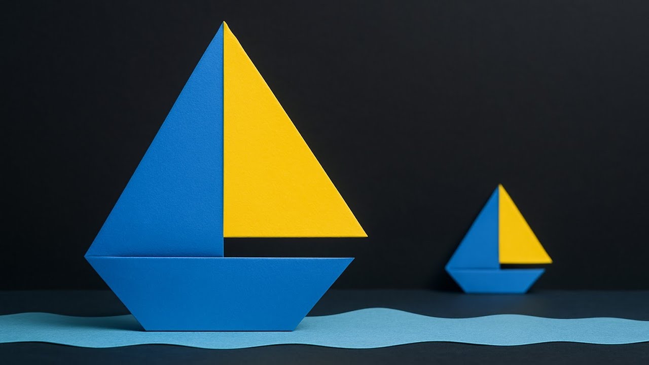 How to Make an Origami Sailboat That Floats!