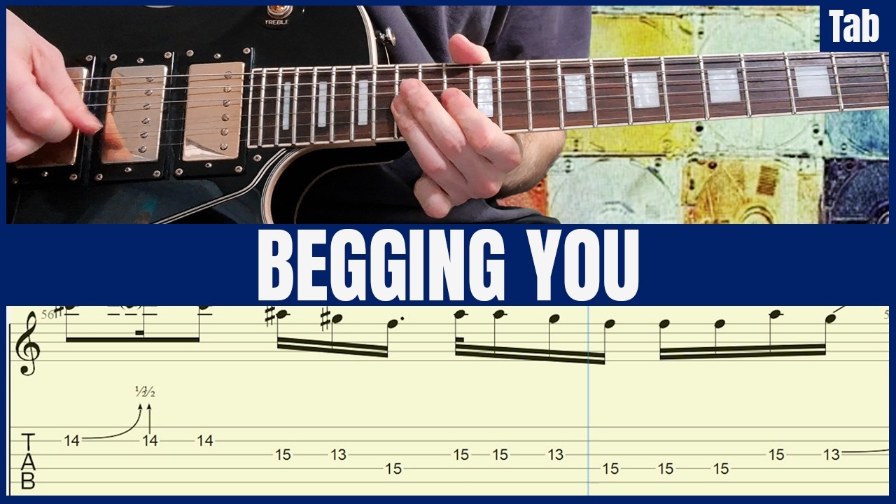 The Stone Roses - Begging You  - Guitar Tab | Cover | Tutorial | How to Play