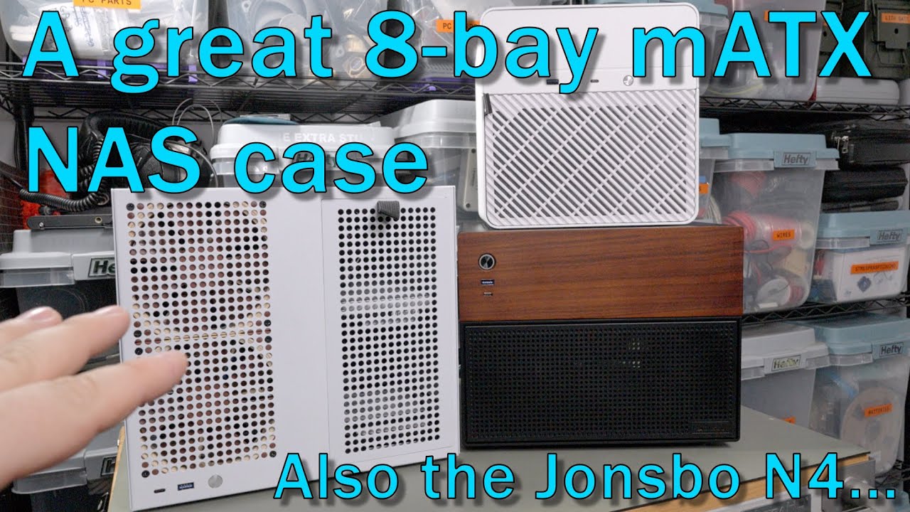 Отличный корпус mATX для NAS на 8 отсеков! А также Jonsbo N4...