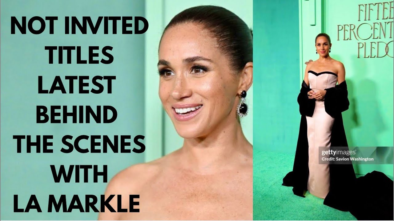 NOT INVITED - TITLE & MUCH MORE LATEST #royal #meghan #meghanmarkle