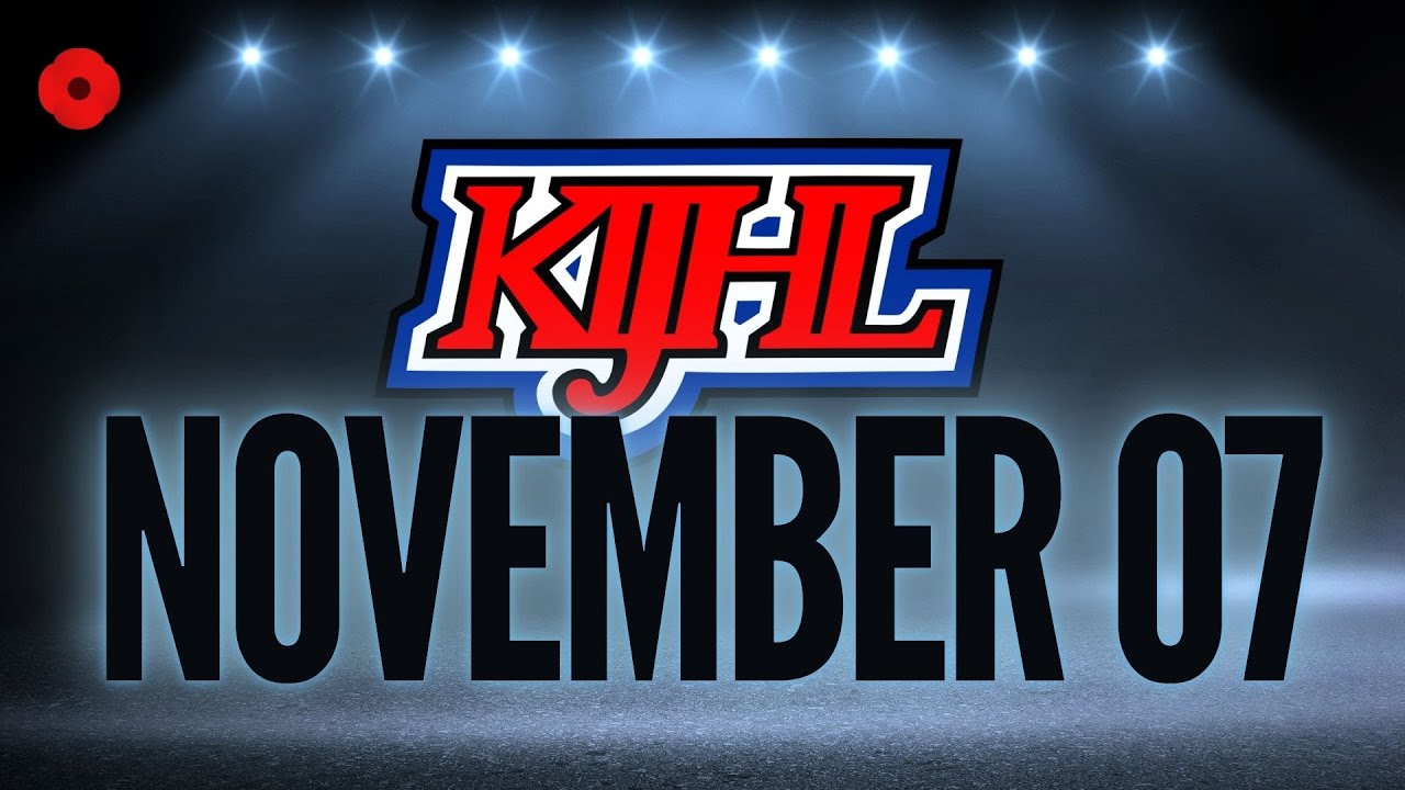 KIJHL GAMEDAY - Friday, November 7, 2025