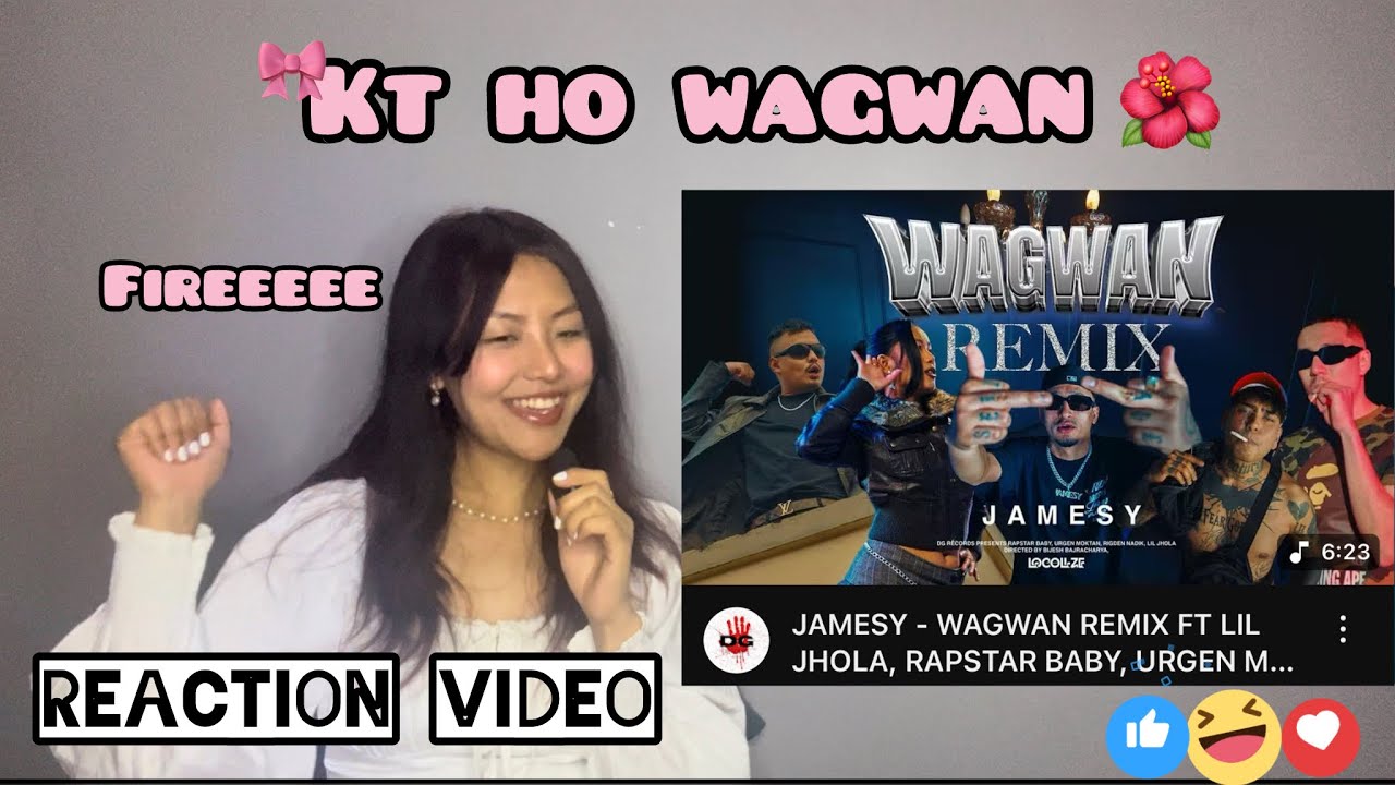 Reacting on Jamesy WAGWAN remix 🔥#rapstarbaby #jamesy #liljhola