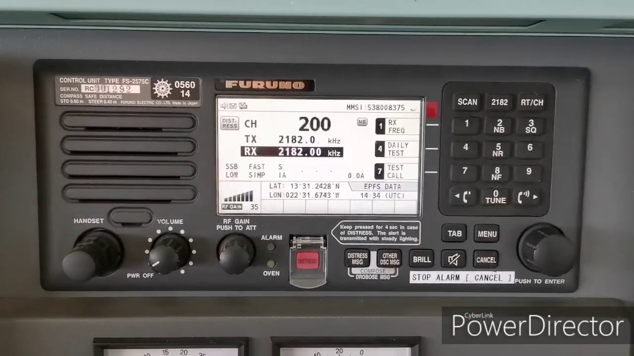 FURUNO MF/HF DSC Test