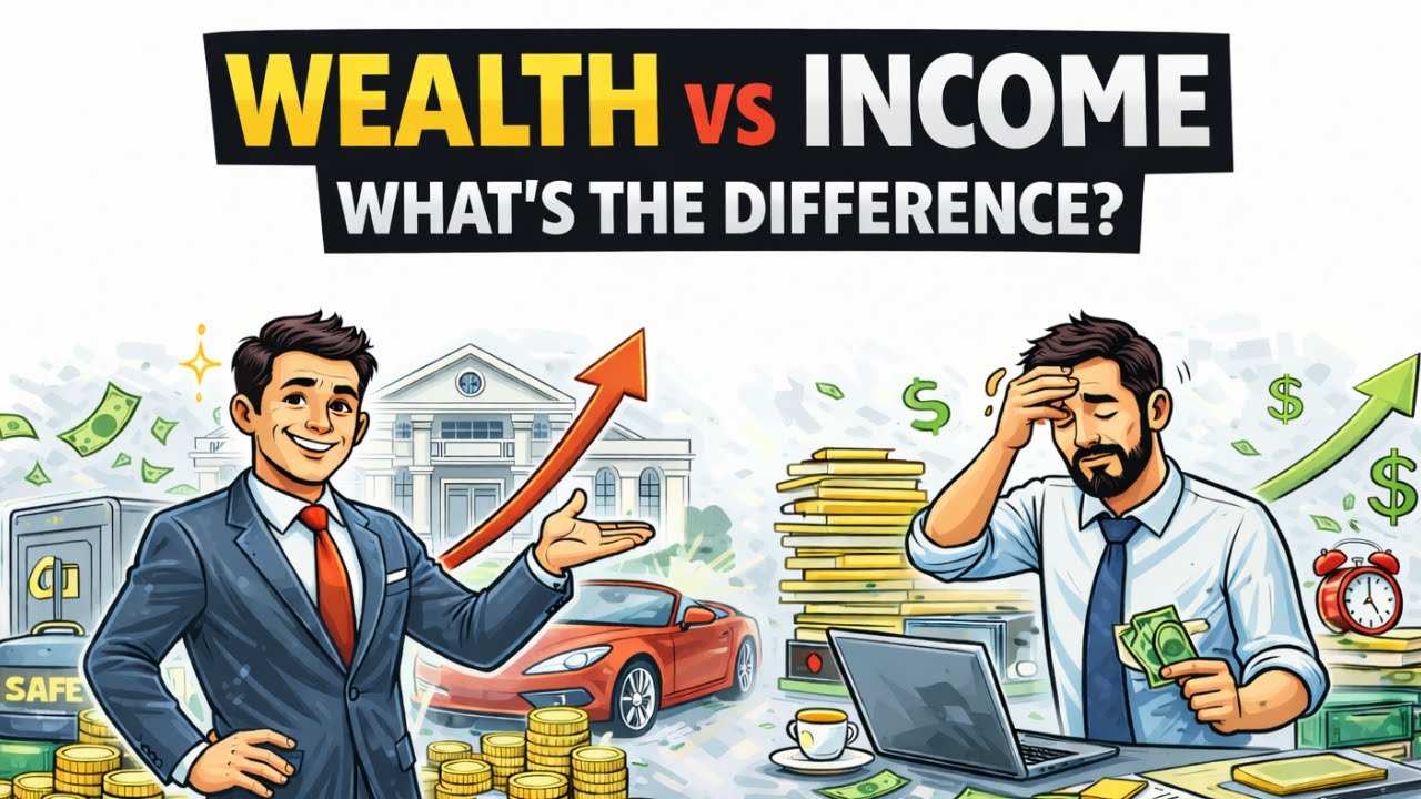 Wealth vs Income Explained Under 10 Minutes #money #investing