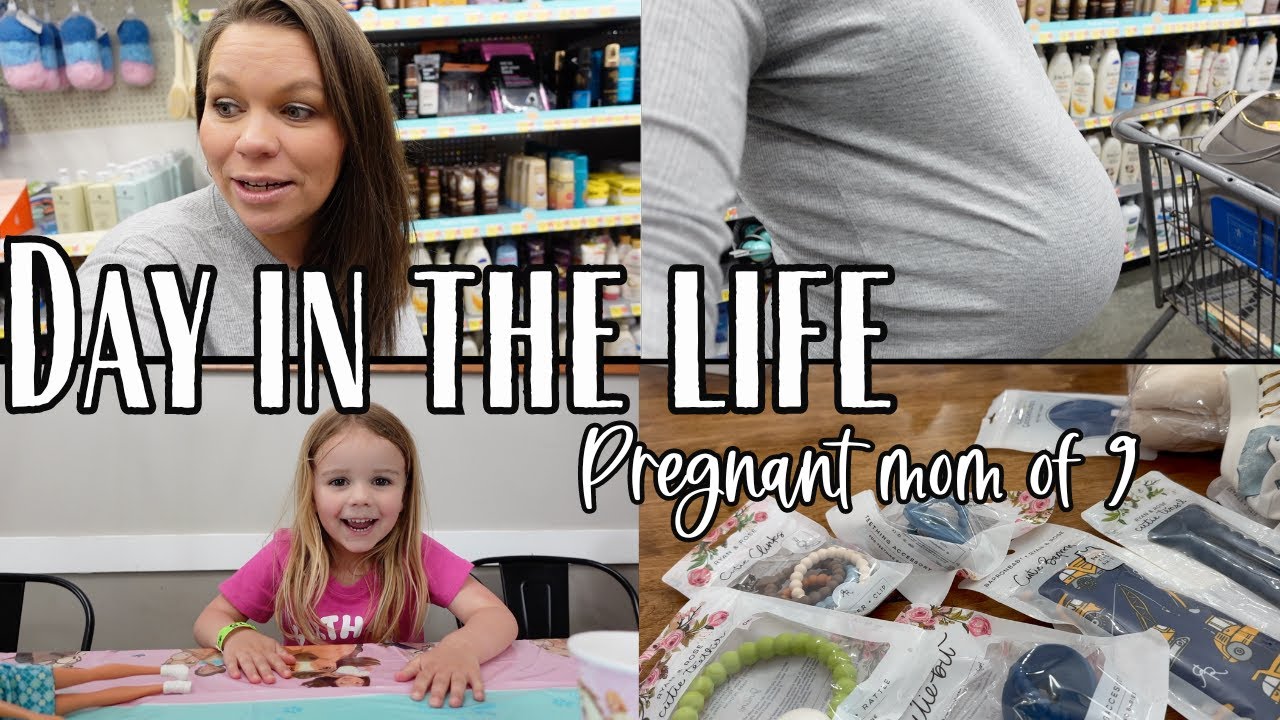 Day in the life of a pregnant mom of 9