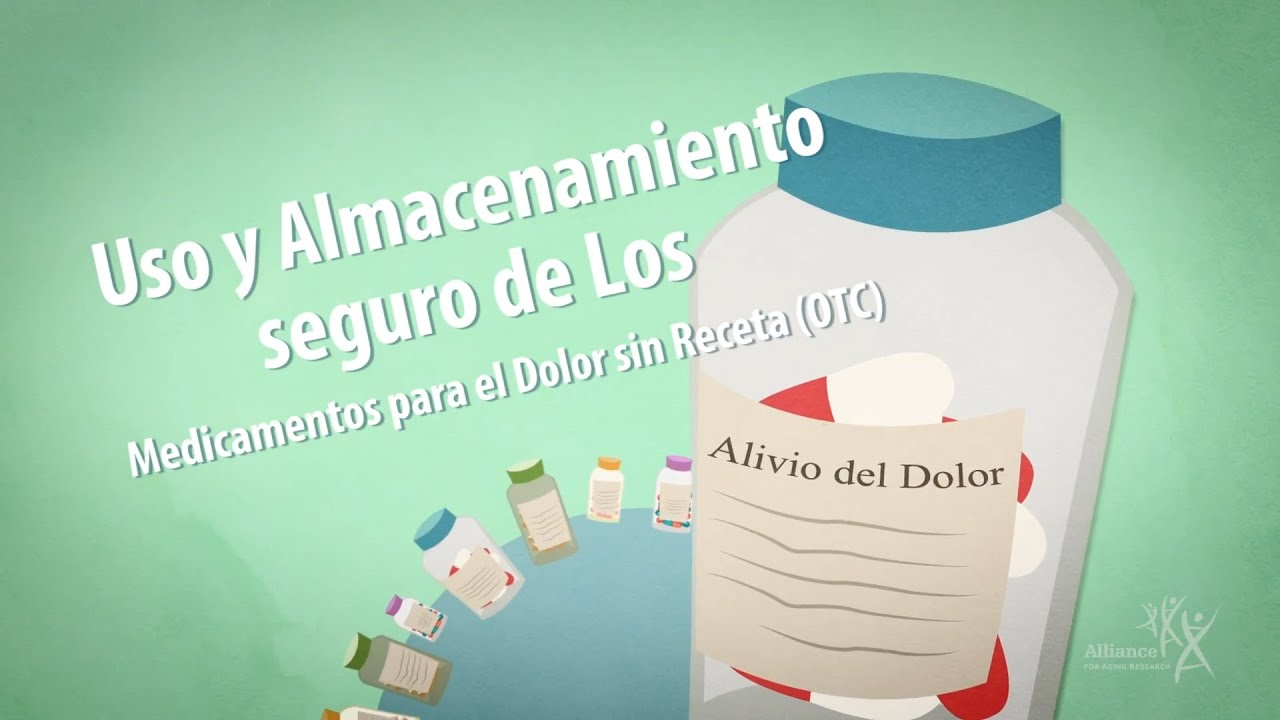 Uso y Almacenamiento seguro de Los  Medicamentos para el Dolor sin Receta OTC