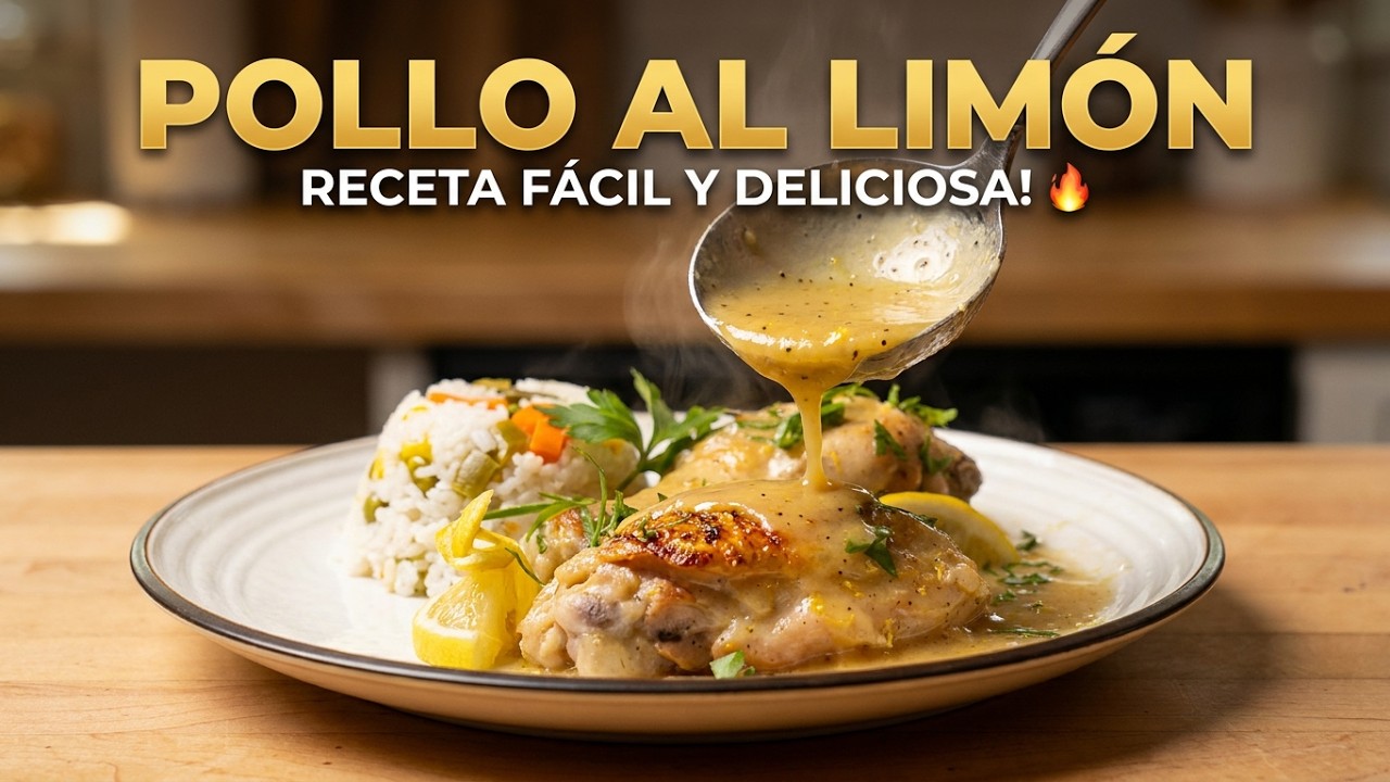 Pollo Al limón, Receta Deliciosa