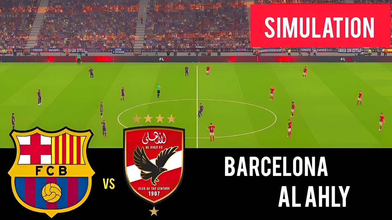 FC Barcelona vs Al Ahly SC - Joan Gamper Trophy 2026 - Full Match - Video Game Simulation