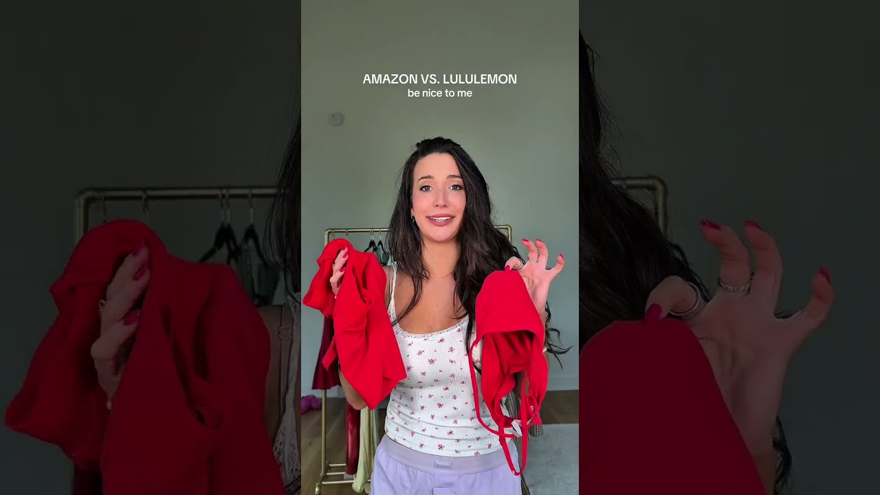 which do you like better? Amazon or lululemon athletic wear?! Added everything in my Ltk & Amazon