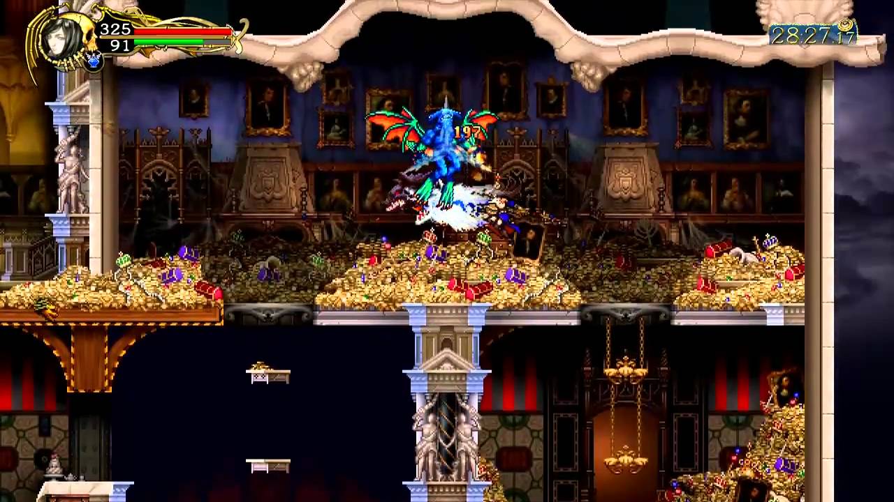 Castlevania HoD - Shanoa's maxed out new spells and weapons