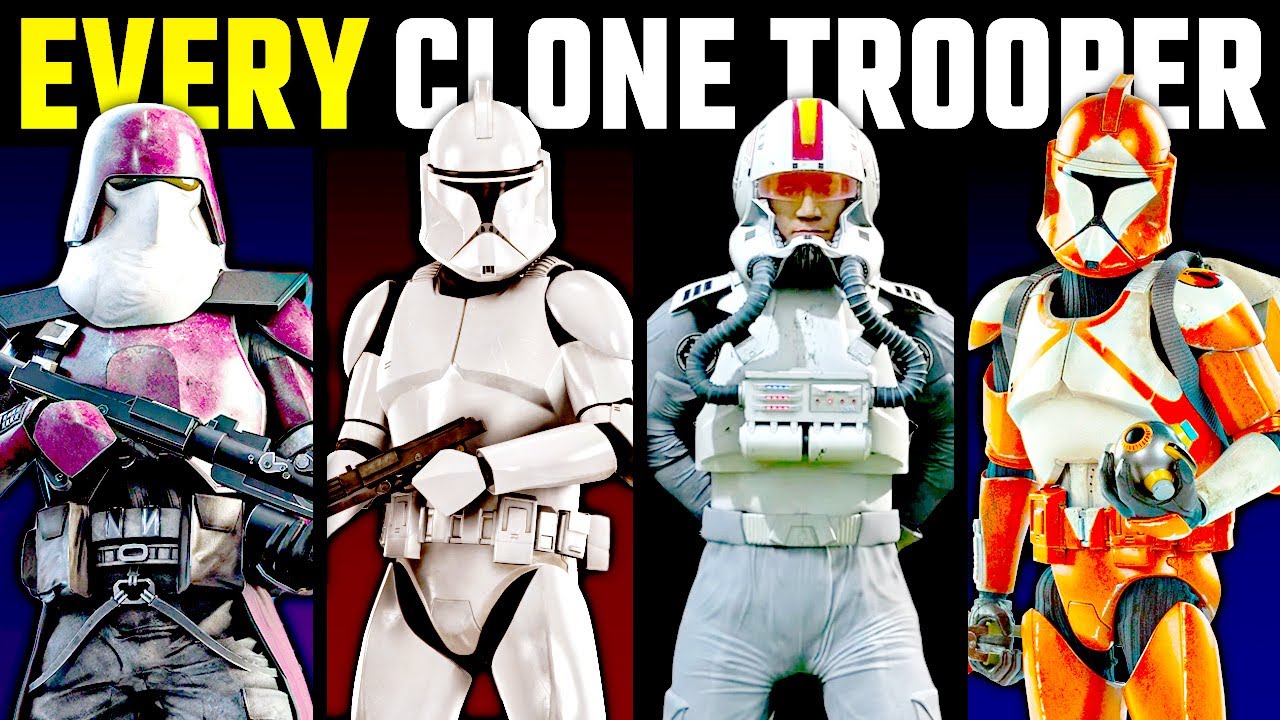 Every CLONE TROOPER Variant (Canon)