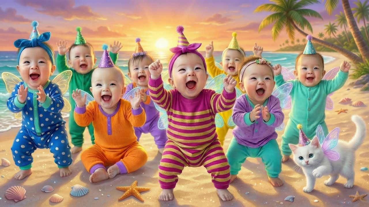 Baby Shark Doo Doo ! Dance Music ! Enjoy Continues 10 min Shark Dance Musical