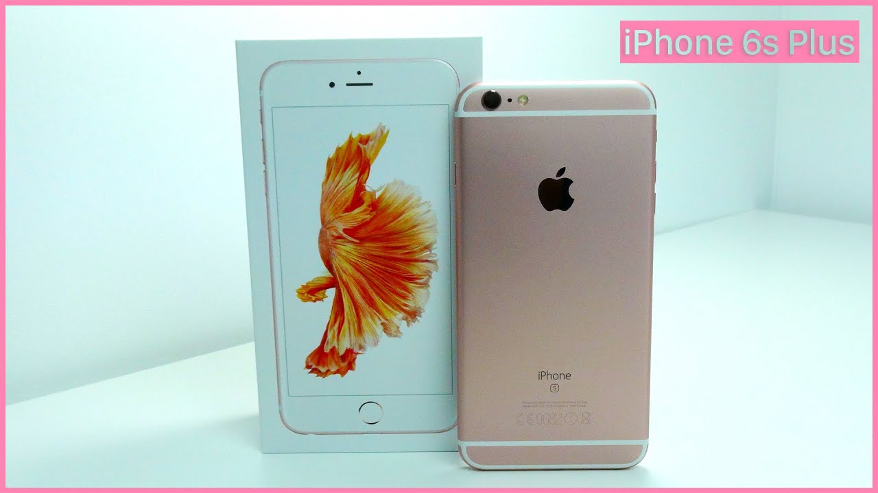Déballage (UNBOXING) et première utilisation de l'iPhone 6s Plus d'Apple
