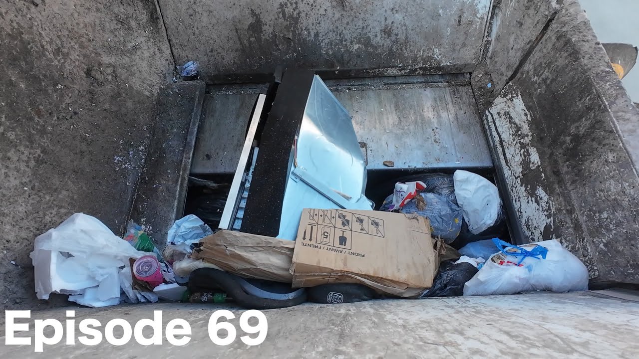 GoPro Garbage Truck Hopper POV + Garbage Load POV (ep.69)