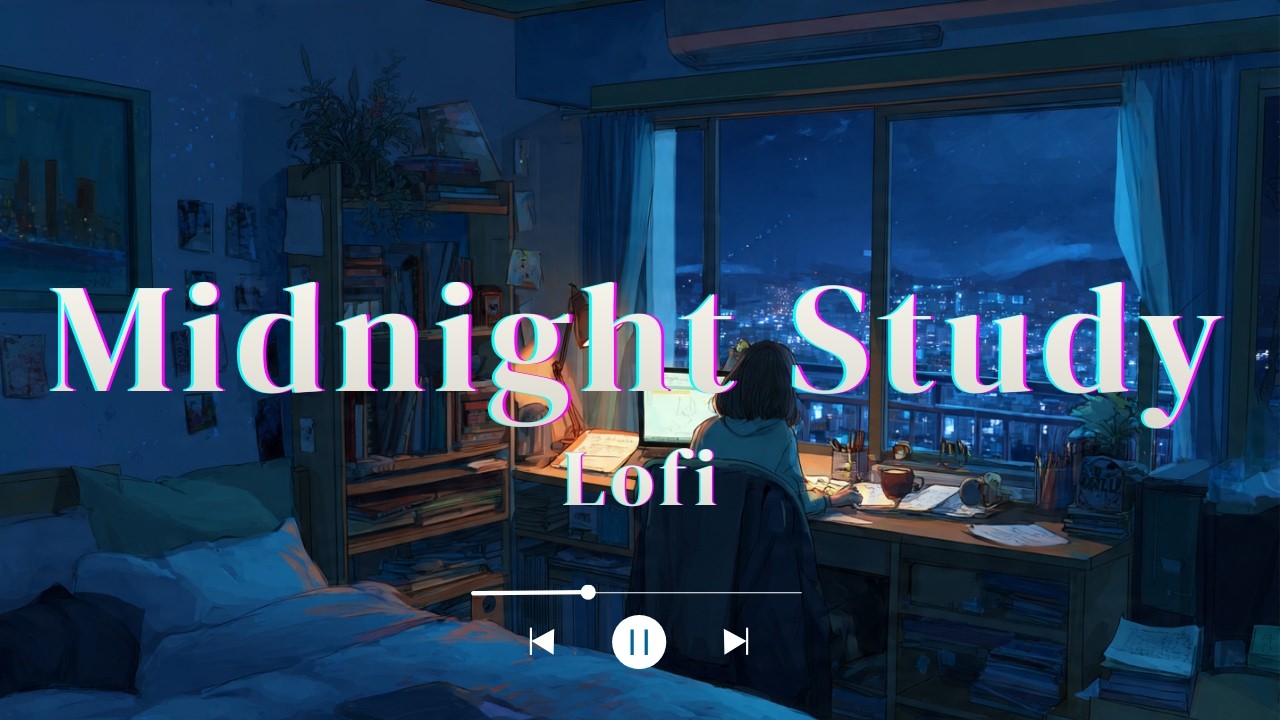 🧠 Midnight Study Lofi – Instrumental Music for Studying, Focus and Deep Concentration