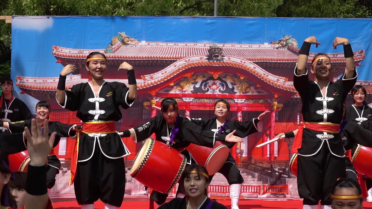 琉球國祭り太鼓（エイサーの夜 通常音声 '19.5.19-1）in OKINAWAまつり2019