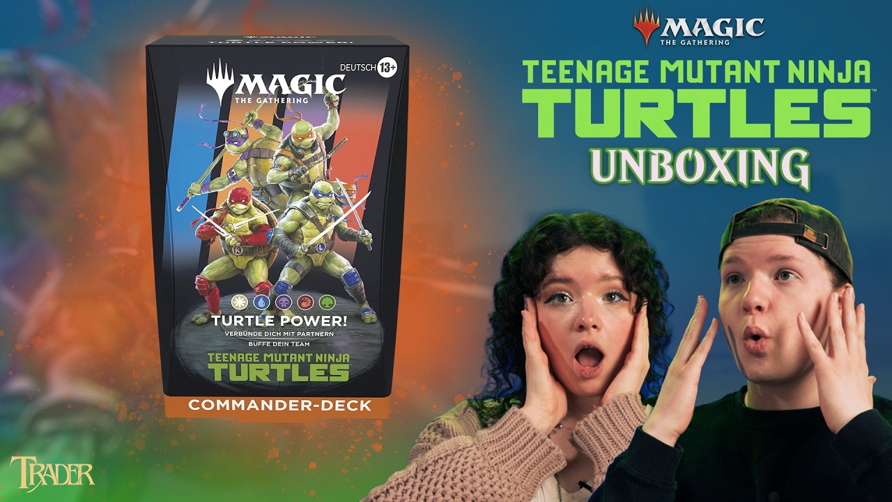 MTG TEENAGE MUTANT NINJA TURTLES Commander Deck Opening deutsch | Magic the Gathering Unboxing