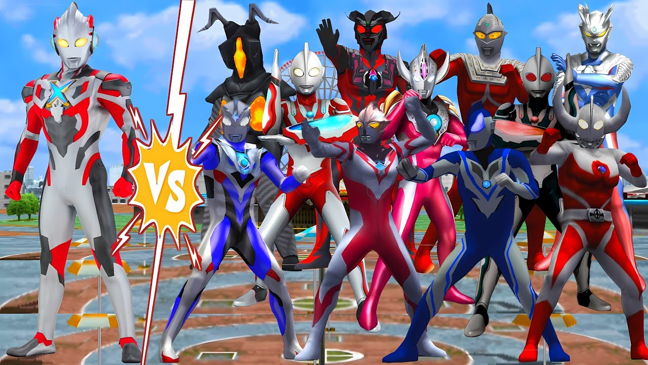 ウルトラマン X VS ULTRAMAN Z, ARC, ZERO, GEED, ORB, RIBUT, ULTRASEVEN, FATHER OF ULTRA #ウルトラマン #ultraman 