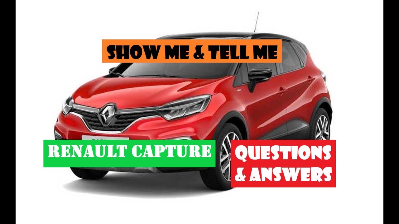 СДАЙТЕ ЭКЗАМЕН НА ВОДИТЕЛЬСКИЕ НАВЫКИ - RENAULT CAPTURE 2018 - ВОПРОСЫ 