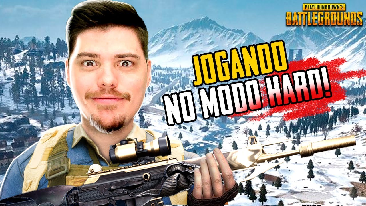 JOGUEI DE ACE32 COM SILENCIADOR PRA DEIXAR O PUBG MAIS DIFÍCIL!!