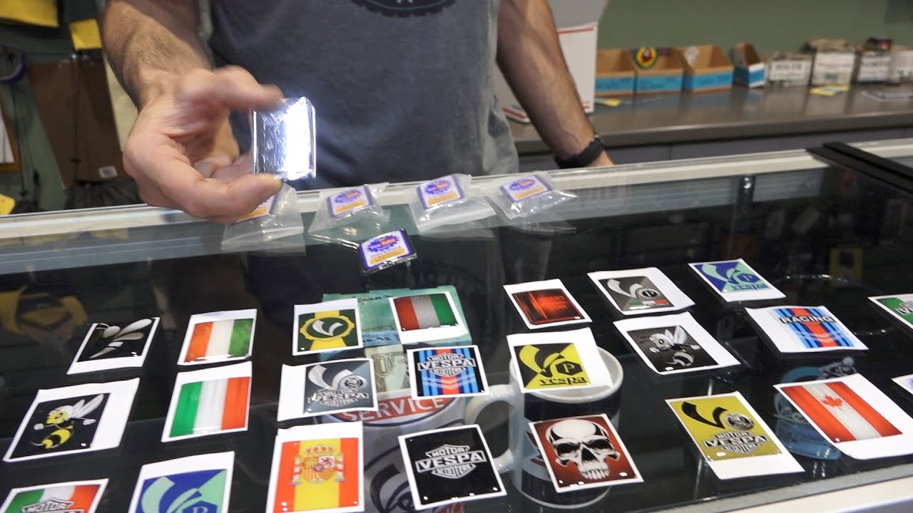 Custom Piaggio Badge Emblems from V-Emblem.com