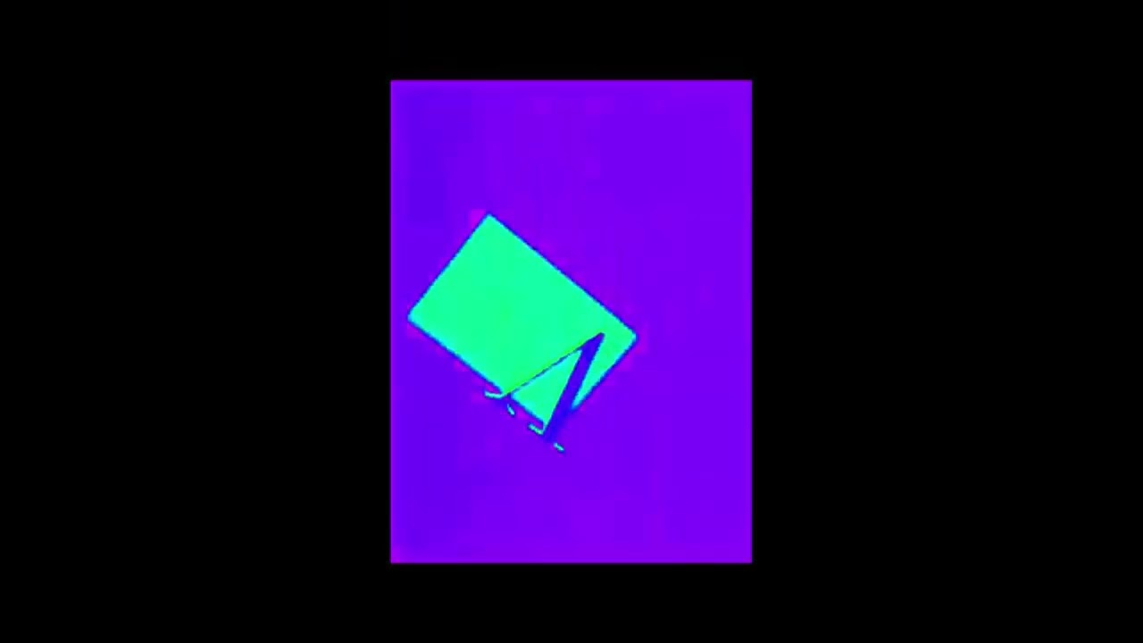 The Video Collection UK 1986 VHS Logo in Colourization Mode In All 4 Rotations And Malfunction