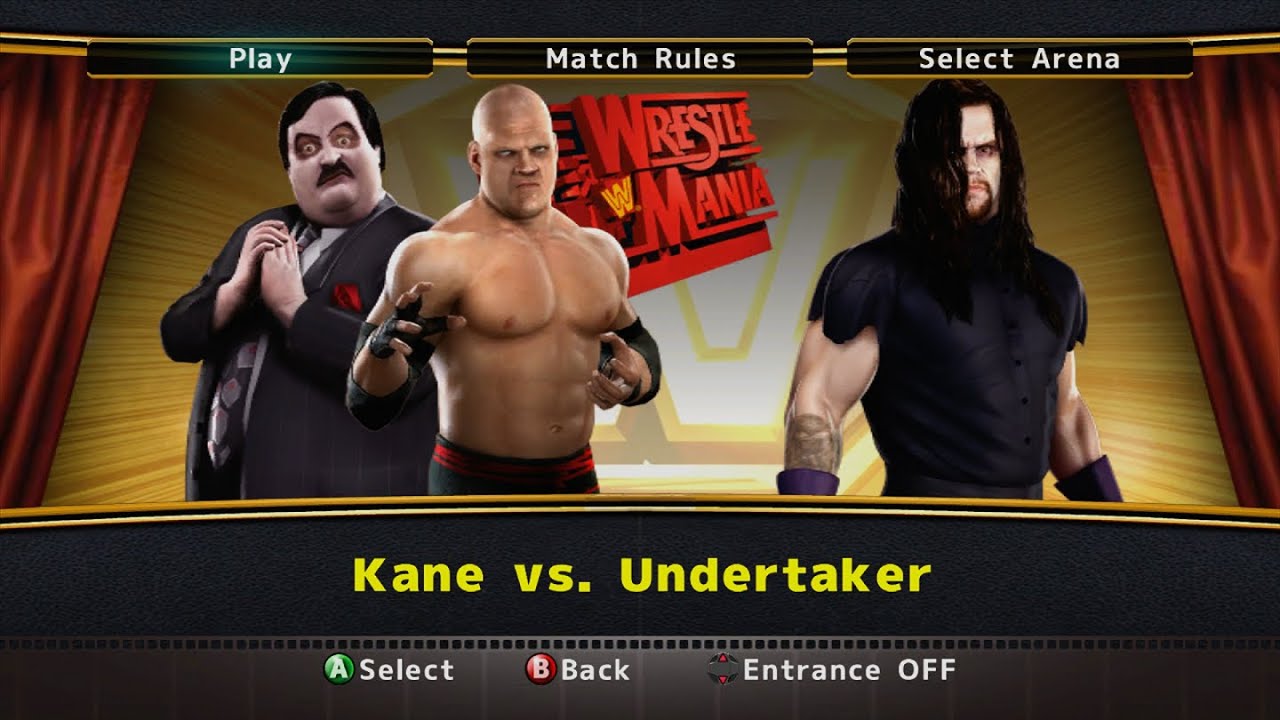 WWE Legends of WrestleMania | Kane vs. Undertaker