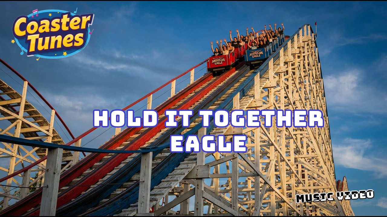 Hold it Together Eagle - Coaster Tunes (Music Video) Great America Vol 1