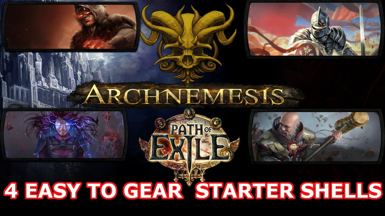 4 Simple league start shells for Archnemesis || (no gameplay POB only)
