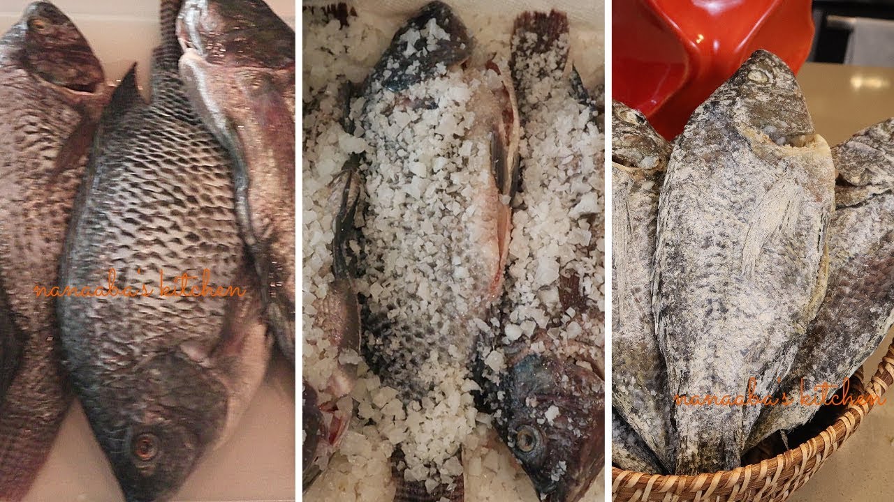Discover How to prepare Salted Fish I Ghanaian Koobi preparation I Nanaaba's Traditional Cured  Fish