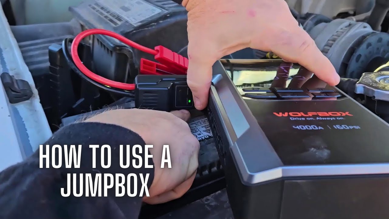 Пусковое устройство WOLFBOX 4000A с воздушным компрессором 160 PSI