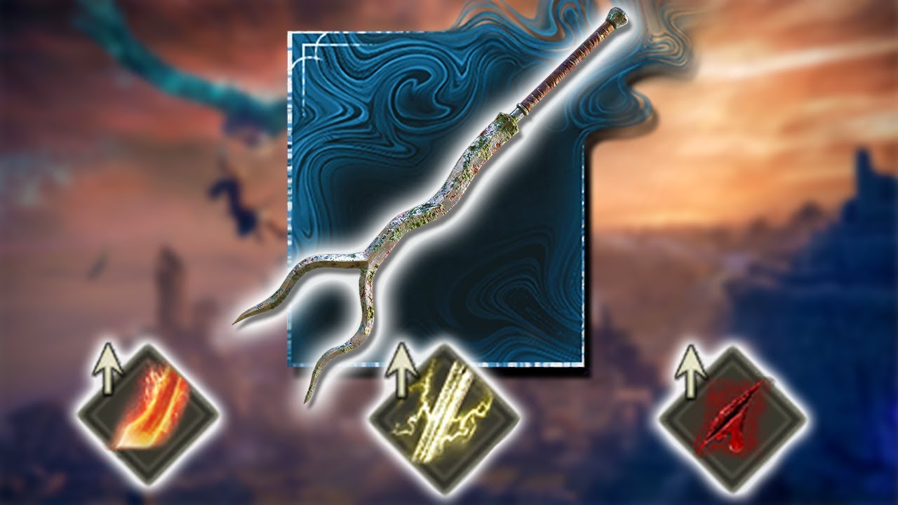 Triple affinity forked greatsword is cracked