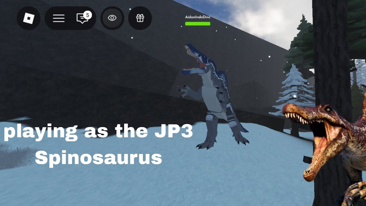Playing as the JP3 Spino