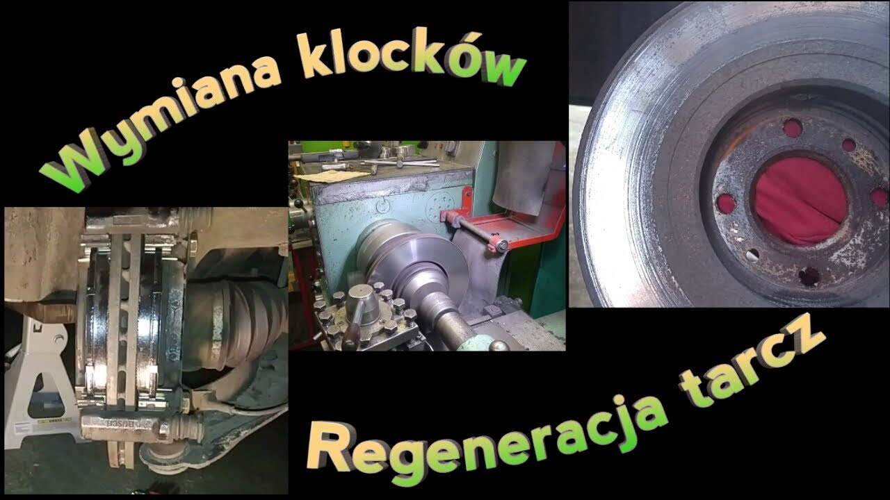 Wymiana klocków PRZÓD + Regeneracja tarcz hamulcowych Renault Scenic II
