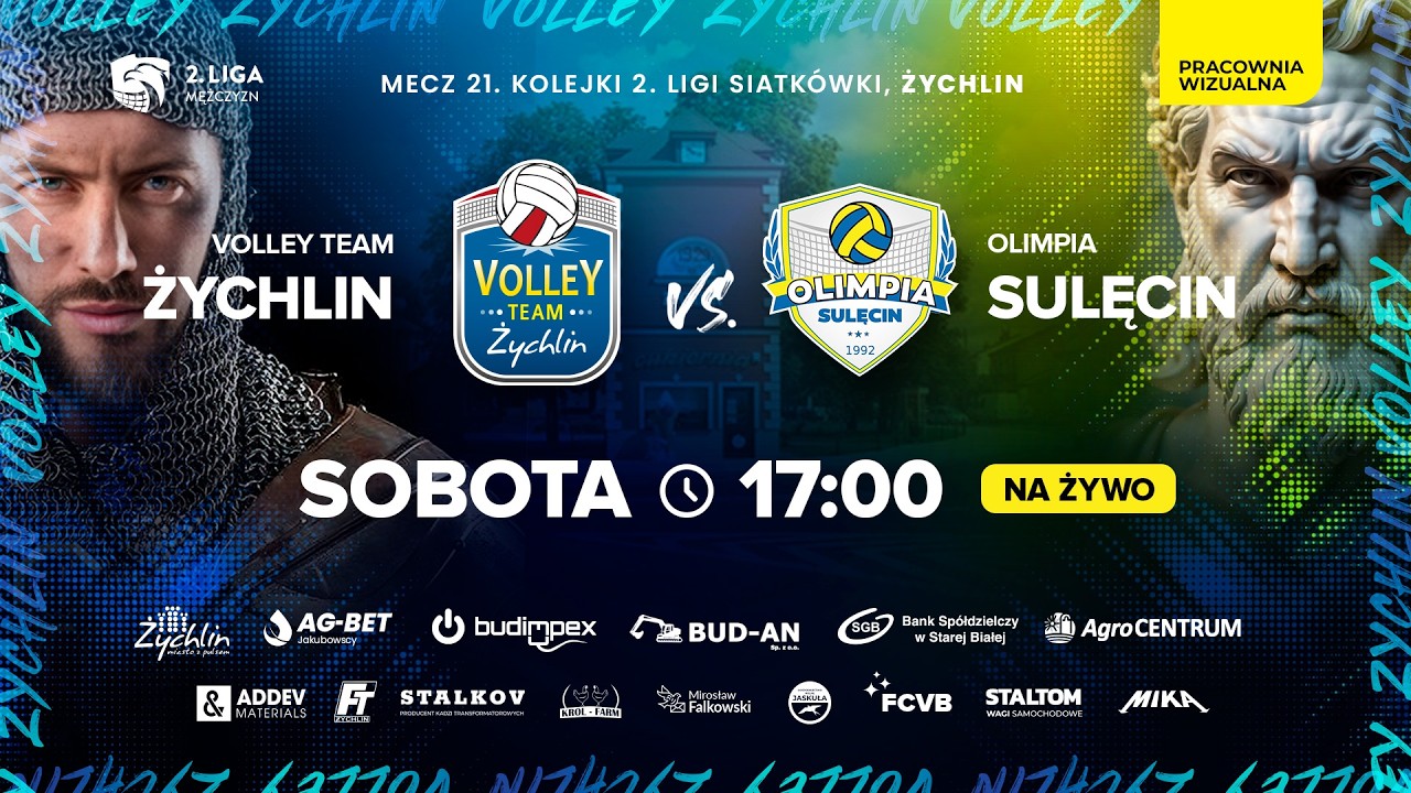 2 Liga. Volley Team Żychlin - Olimpia Sulęcin | Mecz 21. kolejki Grupy A.