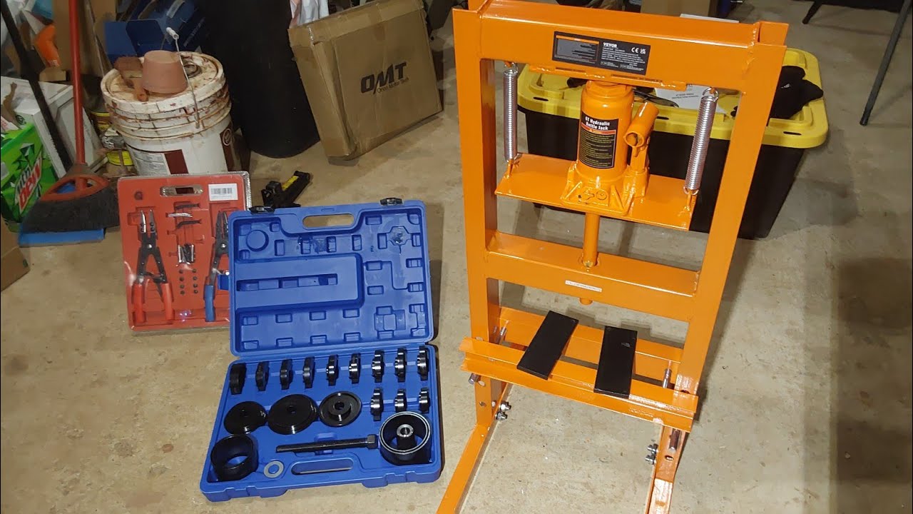 unboxing my new tools / how I set up my VEVOR 6  ton Hydraulic Shop Press and other cool new tools