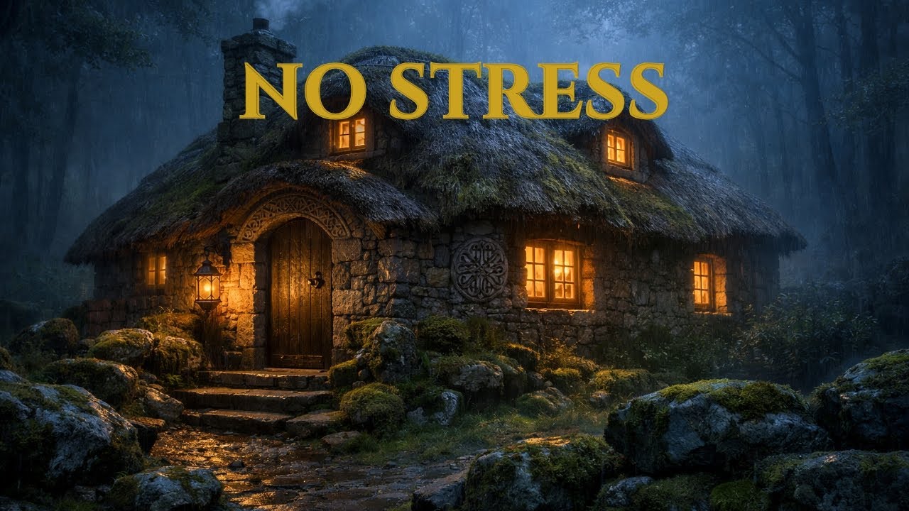 Cozy Celtic Cottage Ambience – Relaxing Celtic Music for Stress Relief & Deep Sleep (2 Hours)